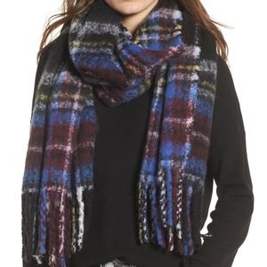 Multicolor Boucle Scarf
